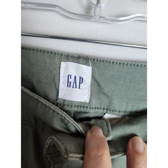 GAP Girlfriend Khaki Olive Green sz 8 womens Careerwear workwear uniform - Picture 5 of 11